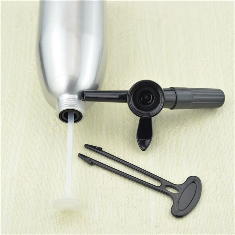 Sifón de Soda para el hogar, máquina dispensadora de agua de aluminio, Bar, herramientas DIY, 1L