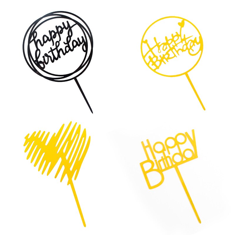Gittler Glücklich Geburtstag Kuchen Deckel Bling Dekoration Glücklich Geburtstag Kuchen Deckel Mädchen Geburtstag Dekor Multi-bilden