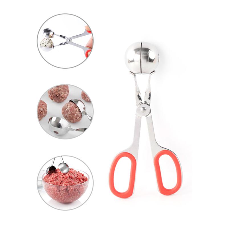 Roestvrij Staal Vlees Bal Clip Handig Gehaktbal Clip Keuken Vlees Bal Clip (Willekeurige Kleur)