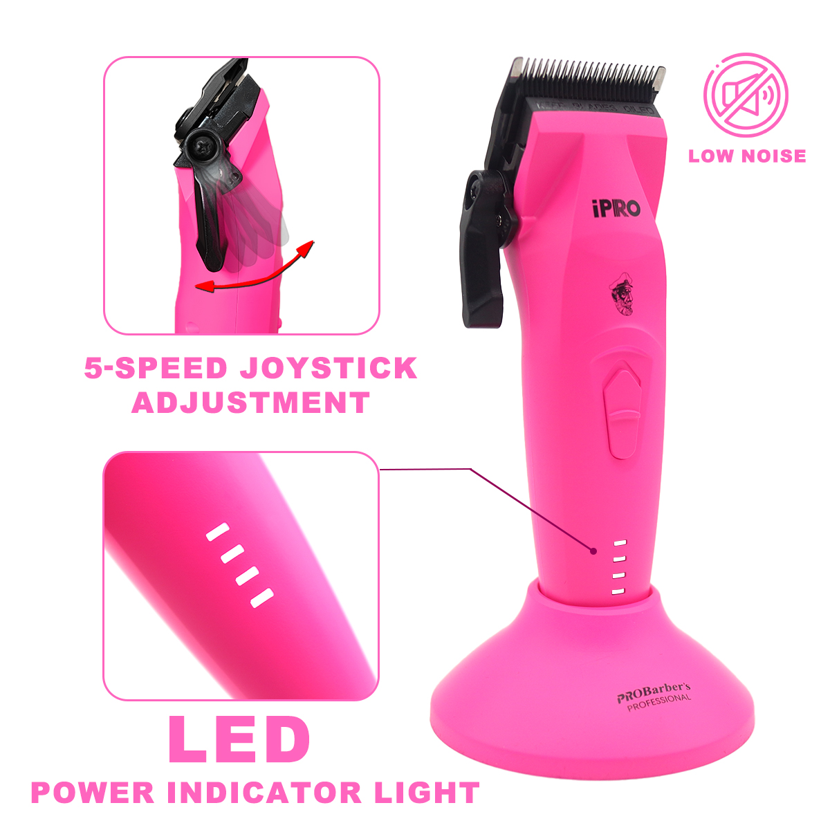 Professionelles Haarschneidemaschinen-einstellen für Männer mit bürstenlosem Motor-, DLC-Klinge, 10.000 U/min, Friseurmaschinen, Haarschneidemaschine