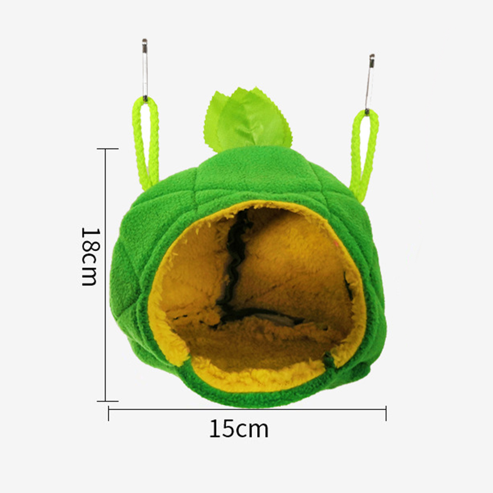 Small Pet Nest Cartoon Fruit Shape Guinea Pig Hedgehog Warm House Hanging Bed
