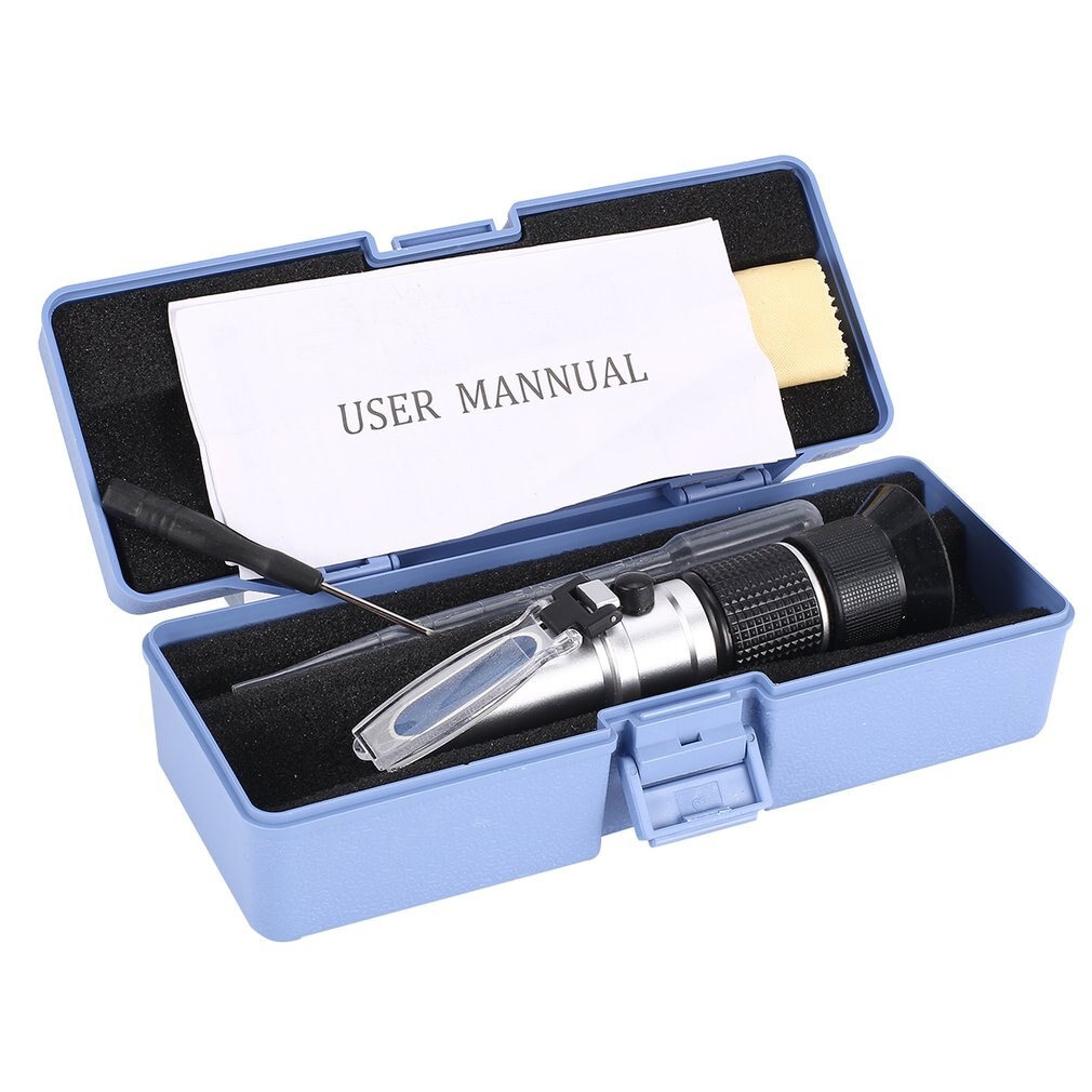 Refractometer 0-90% Optical Sugar Food Beverages Drink Juice ATC Content Meter Tool Test Handheld Measuring Tester