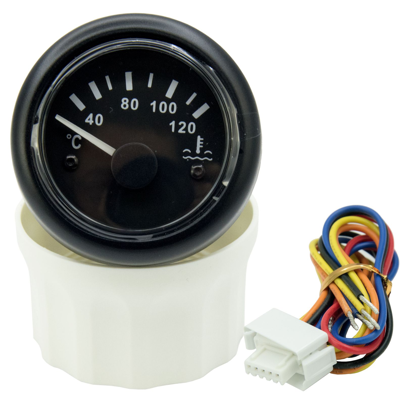KUS Marine Water Temperature Gauge Boat Temp Meter Black 40-120 Degree