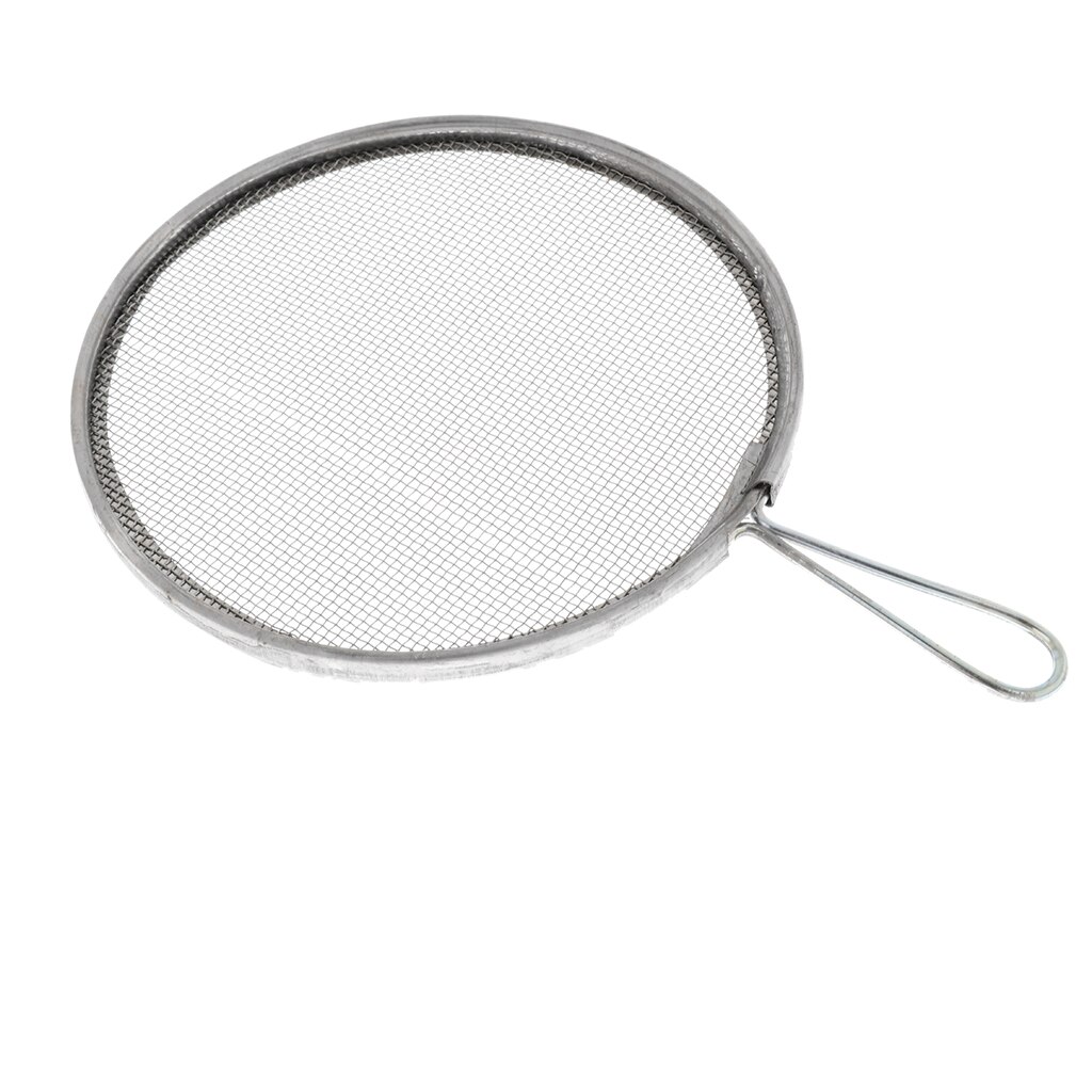 2x Ceramic Glaze Filtering Tools Steel Screen Mesh Strainer Filter with Handles Sieve Pottery Craft
