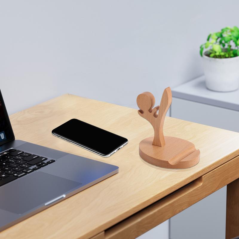 1PC kreatywność zwierząt w kształcie jelenia/psa/słonia z litego drewna uchwyt na telefon komórkowy uchwyt samochodowy do montażu w domu mobilny stojak na tablet stacjonarny
