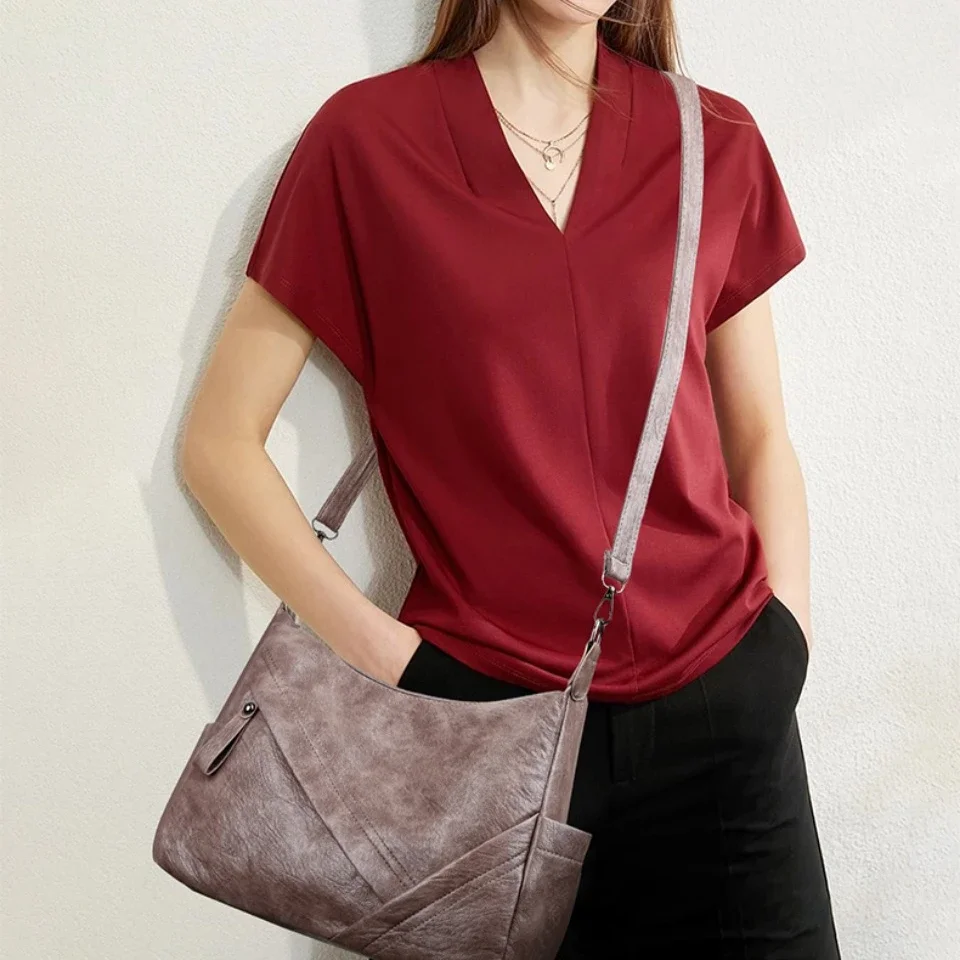 Dames Handtassen, Mode Dames Crossbody Tassen Retro Grote Capaciteit Schoudertassen Dames Messenger Bag