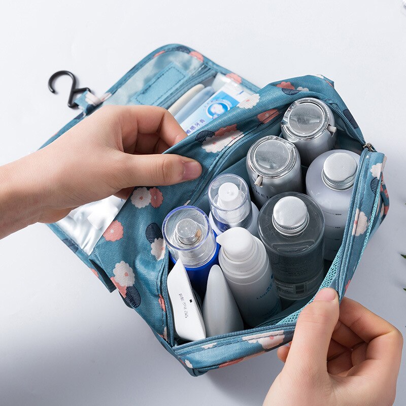 Kobiety podróż przenośna torba na kosmetyki do makijażu Unisex wiszące mężczyźni mycie kosmetyczka marka szczoteczka do zębów zestawy toaletowe organizery
