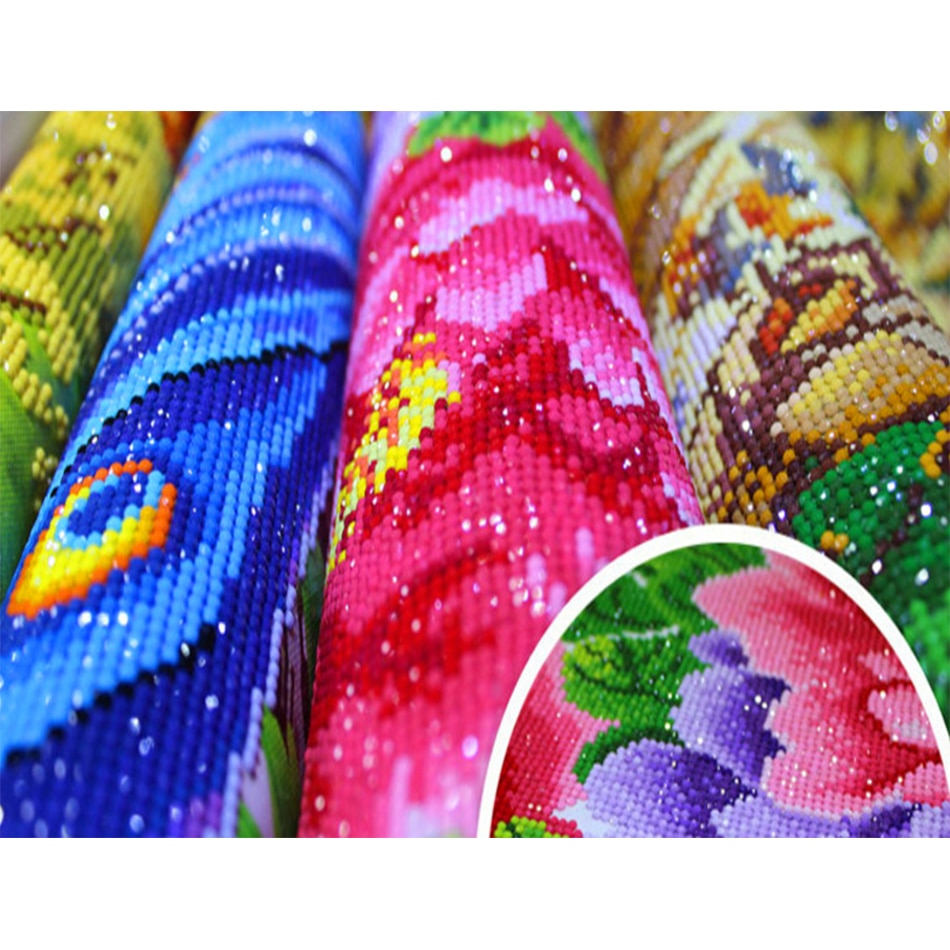 DIY 5D Diamant Schilderij landschap Wolf meisje Kruissteek Mozaïek diamant borduurwerk Handwerken Patronen Rhinestone schilderijen