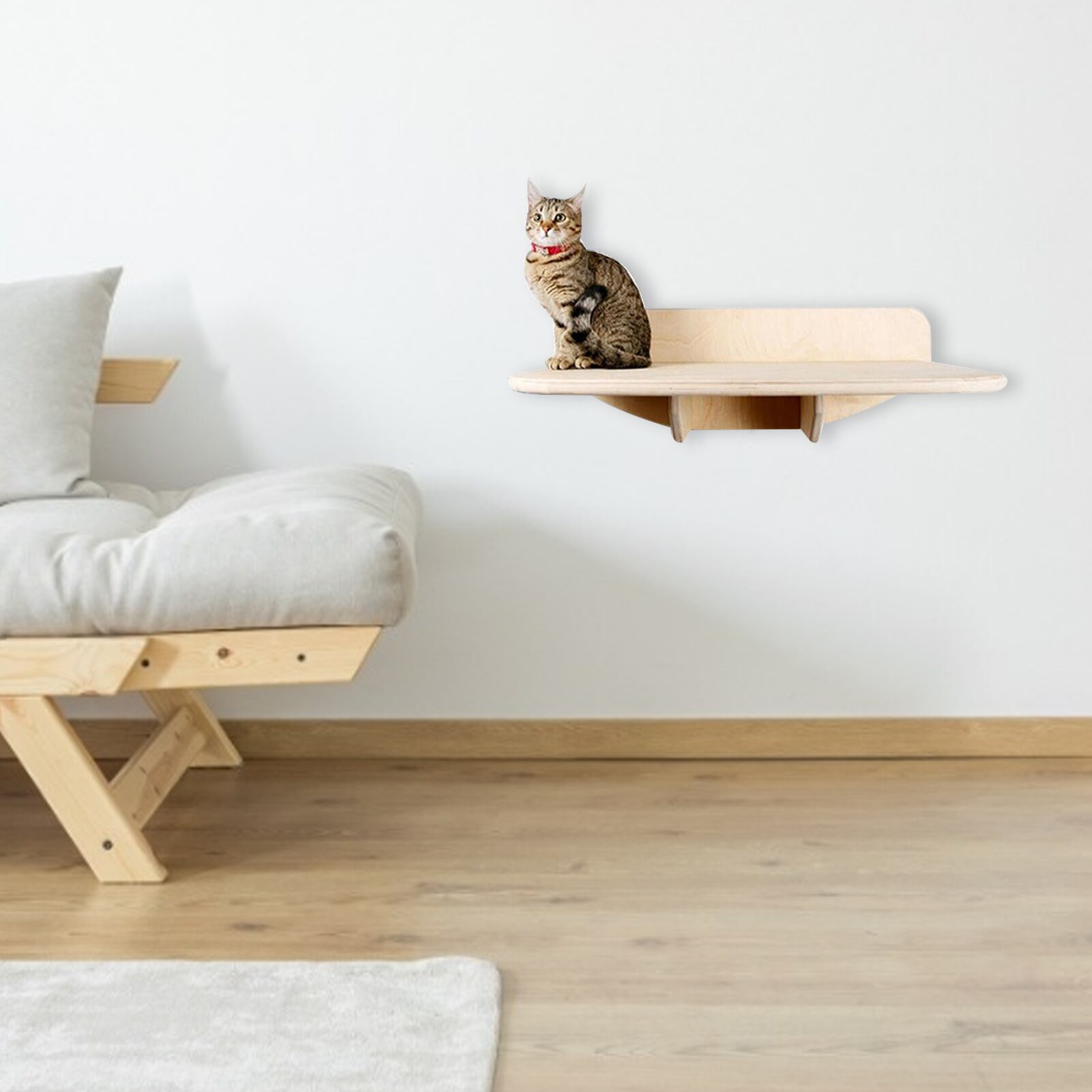 Mounted Large Size Cat Bed Perch Wall Mount Perch Climbing Shelf DIY Cat Wall Cat Climbing Platform
