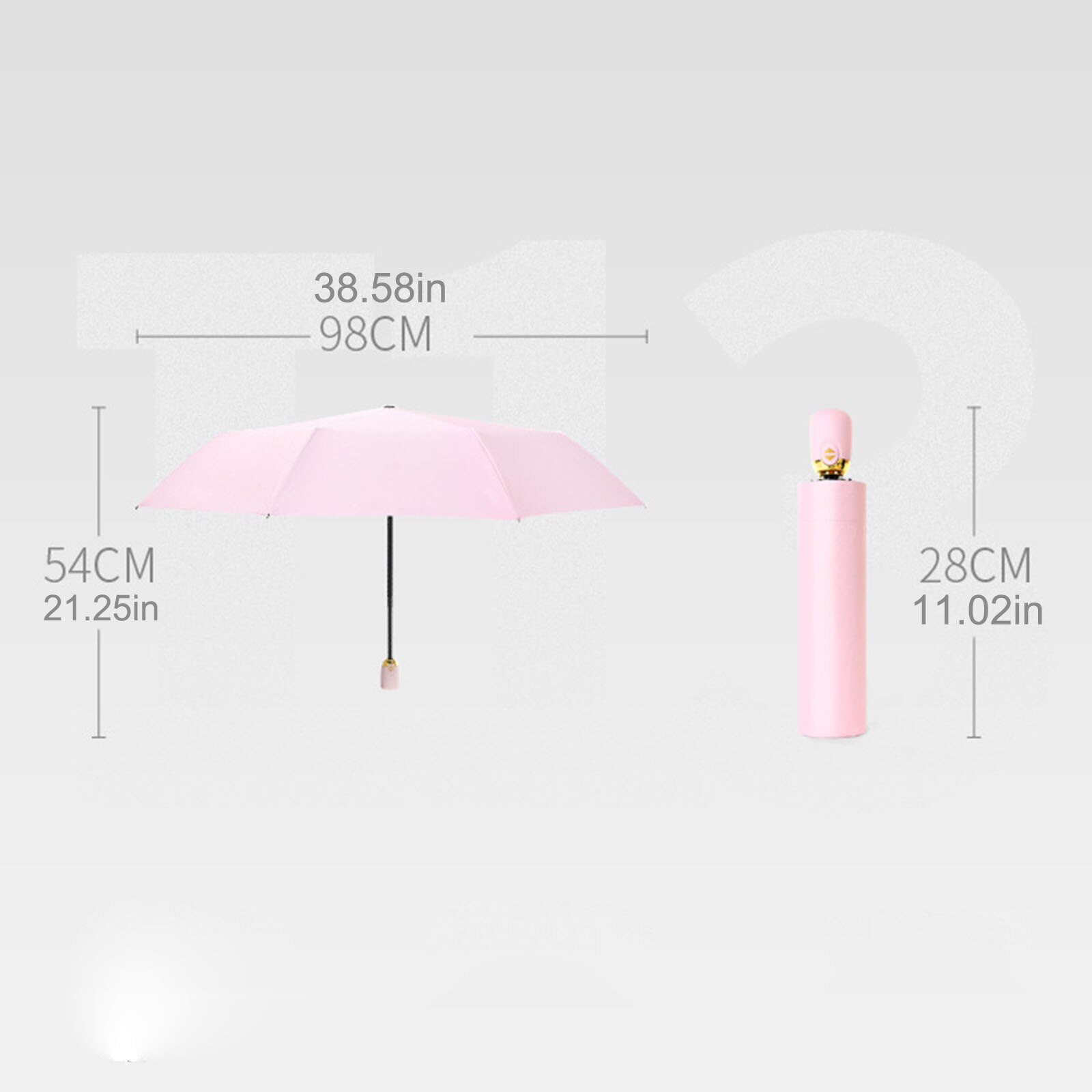 Parasol Licht Reizen Paraplu Windbestendig Parasol Paraplu Uva + 50 Opvouwbare Paraplu Volautomatische Paraplu Voor Regen/Zon