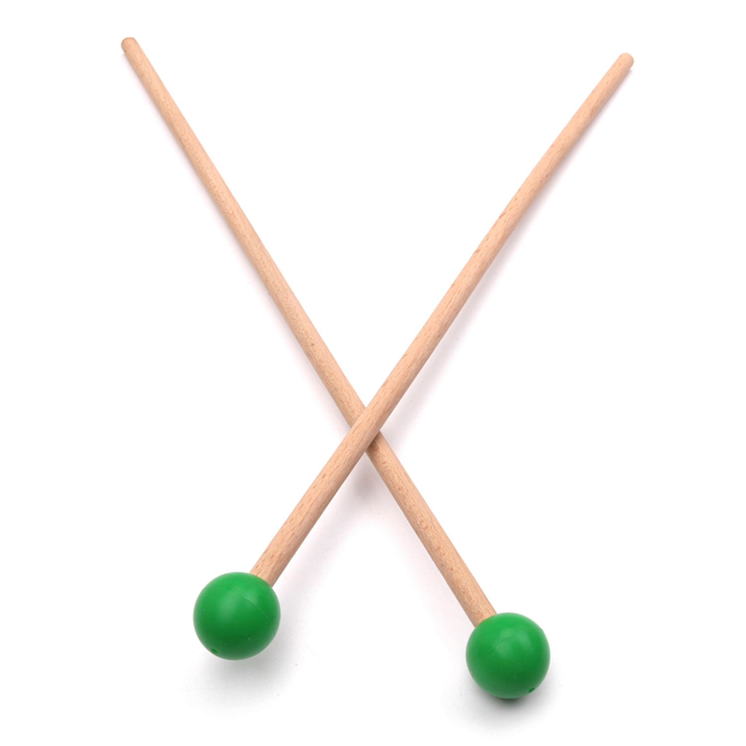 Paire De Mailloches (Maillets) Pour Xylophone, Marimba - Tête En Caoutchouc, Manche En Bois - Enfant - 8