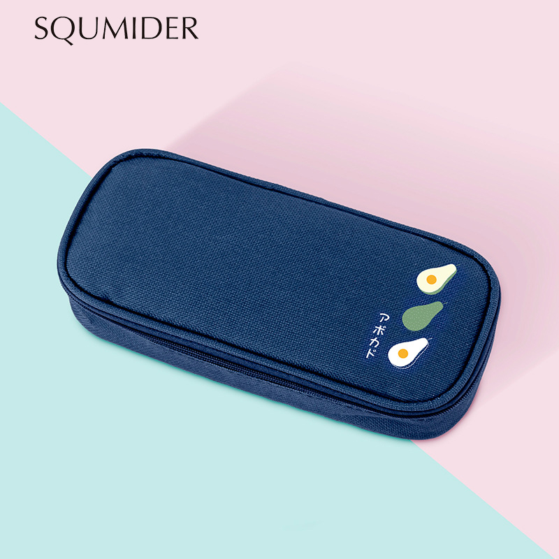 pencil case large capacity pencil case fruit pencil box multifunctional stationery box school stationery estuche escola