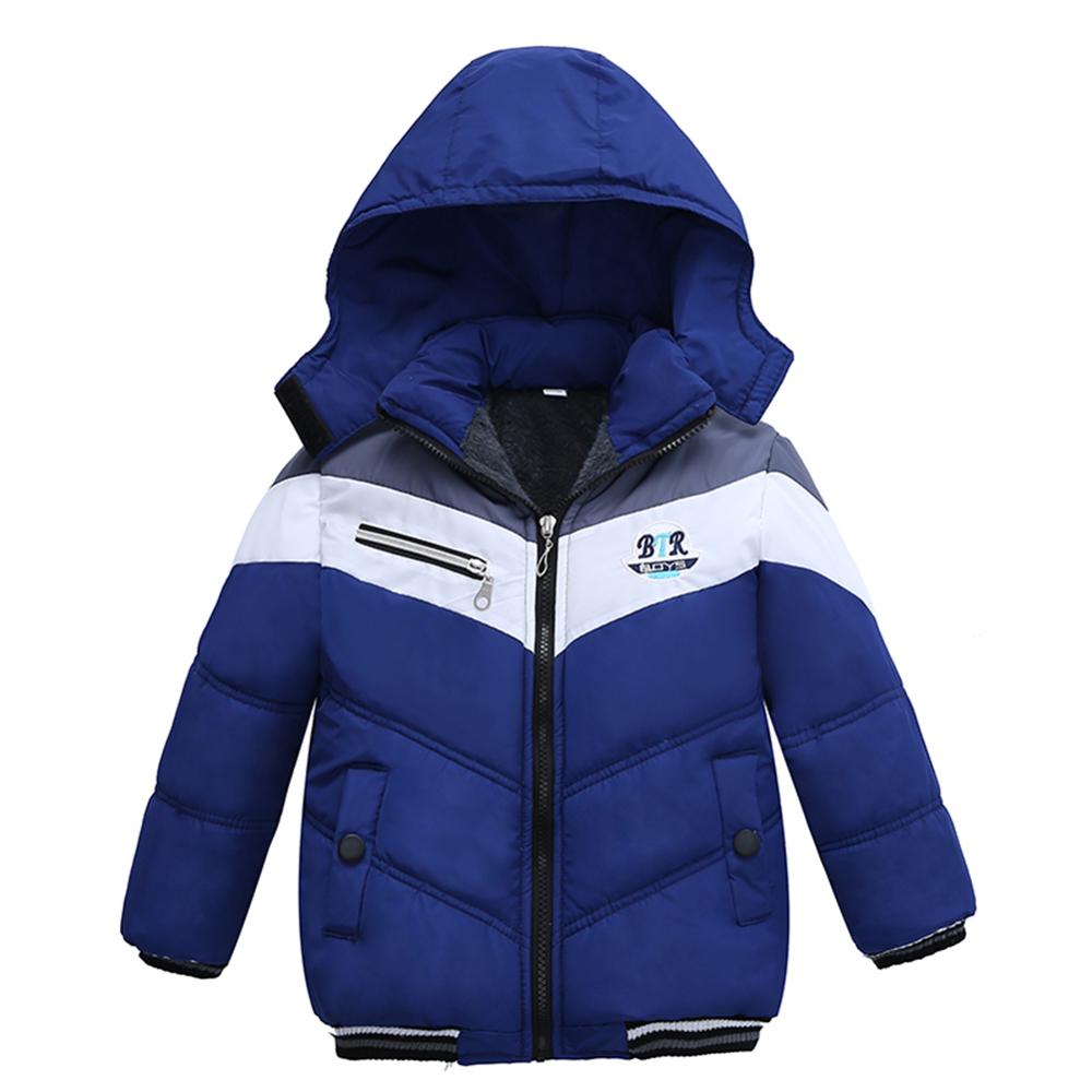 Baby Jungen Jacke Herbst Winter Baumwolle Jacke Für Kinder Kinder Mit Kapuze Warme Oberbekleidung Mantel Für Jungen Kleidung 2 3 4 5 jahre Alt: Blau / 110cm