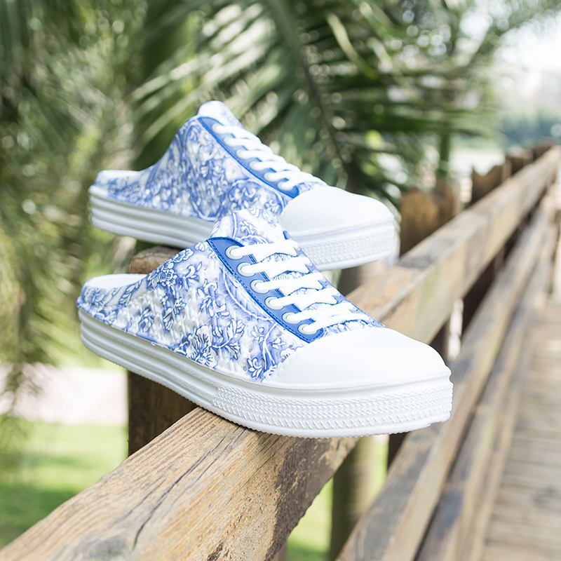 Original Klassische verstopft Garten kippen-Flops Wasser Schuhe Frauen Sommer Strand Aqua Slipper draussen Schwimmen Sandale Multi-Grafik Schuhe