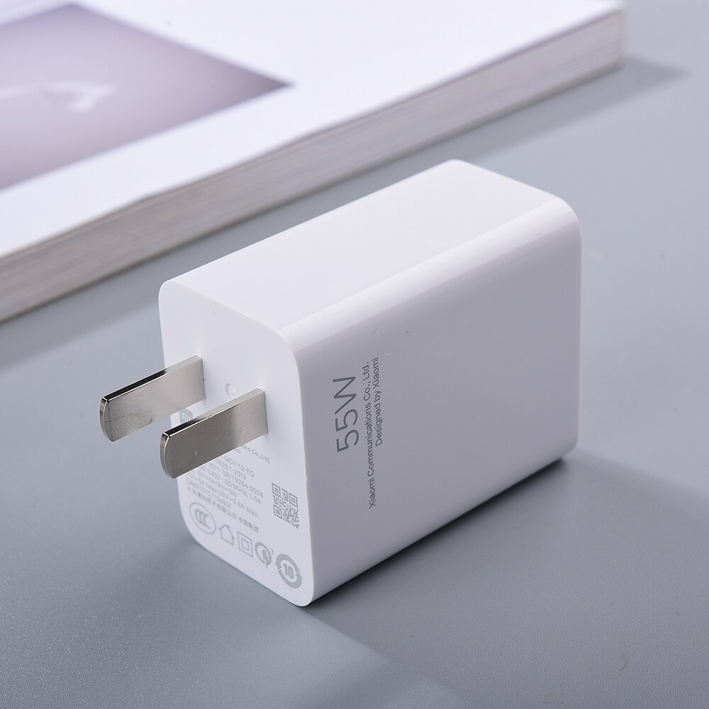 Original xiaomi 55w -gan schnellladegerät  mi 11 10 10t pro redmi  k40 pro turbo ladegerät usb typ c kabel für  mi 10t lite 5g m3 x3 nfc