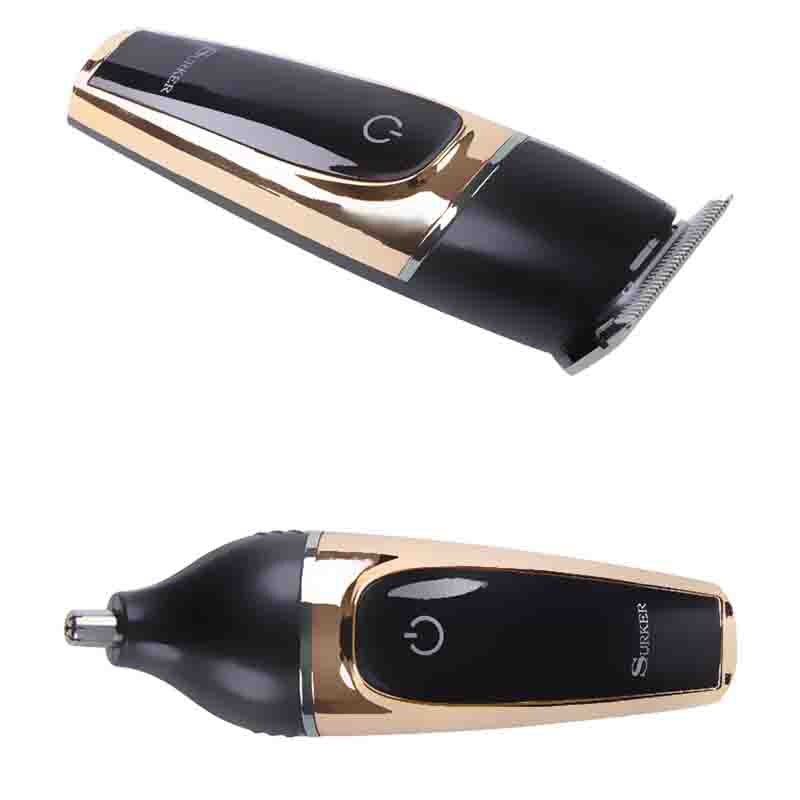 Surker Sk-903 Multifunktions Rasierer 3 in 1 Elektrische Kolben Rasiermesser Lcd Digital Haar Haarschneidemaschine Usb Ladung Ecke Nase Haar Tr