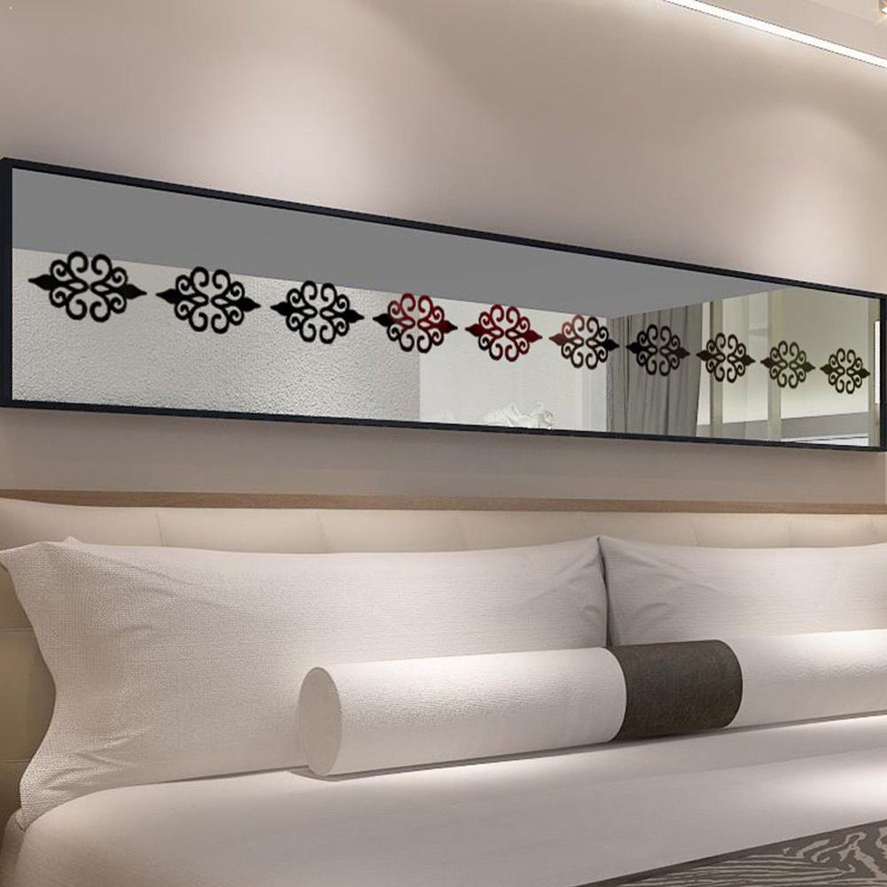 Acrylic Square Wall Stickers Mirror 9pcs/set 15x15cm Aisle Living Room Decorative Personality Paste Restaurant Floor Mirror N4K2