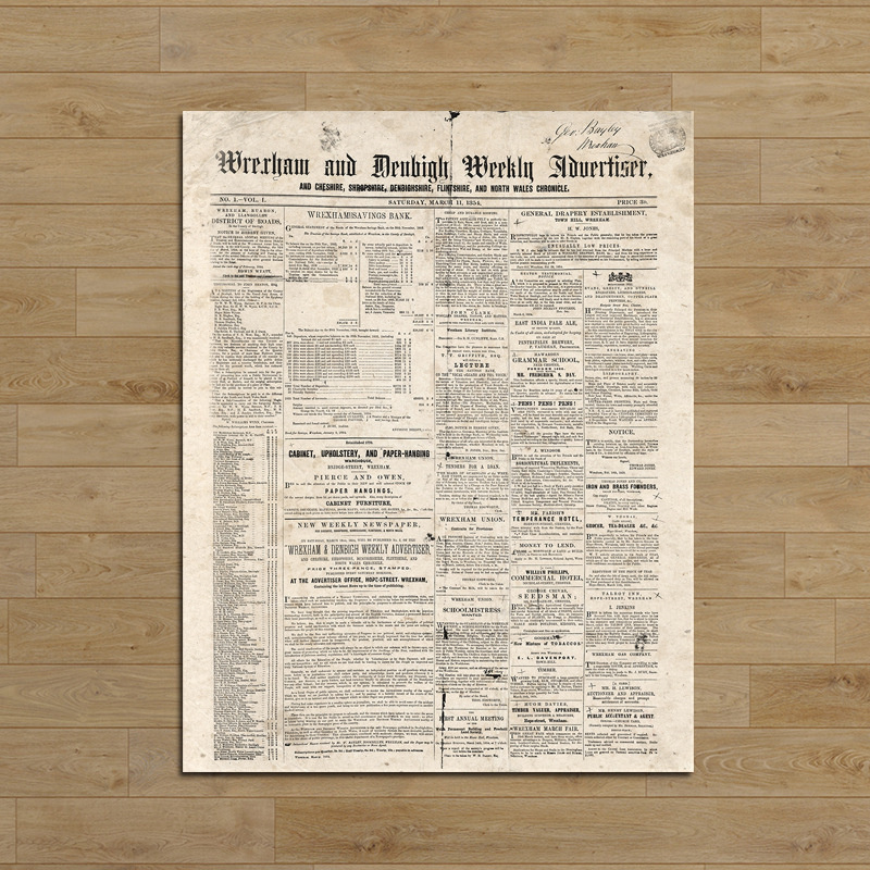 4Pcs/Lot English Newspaper Retro Material Papers DIY Scrapbooking Album Diary Decorative Paper Scrapbooking Paper