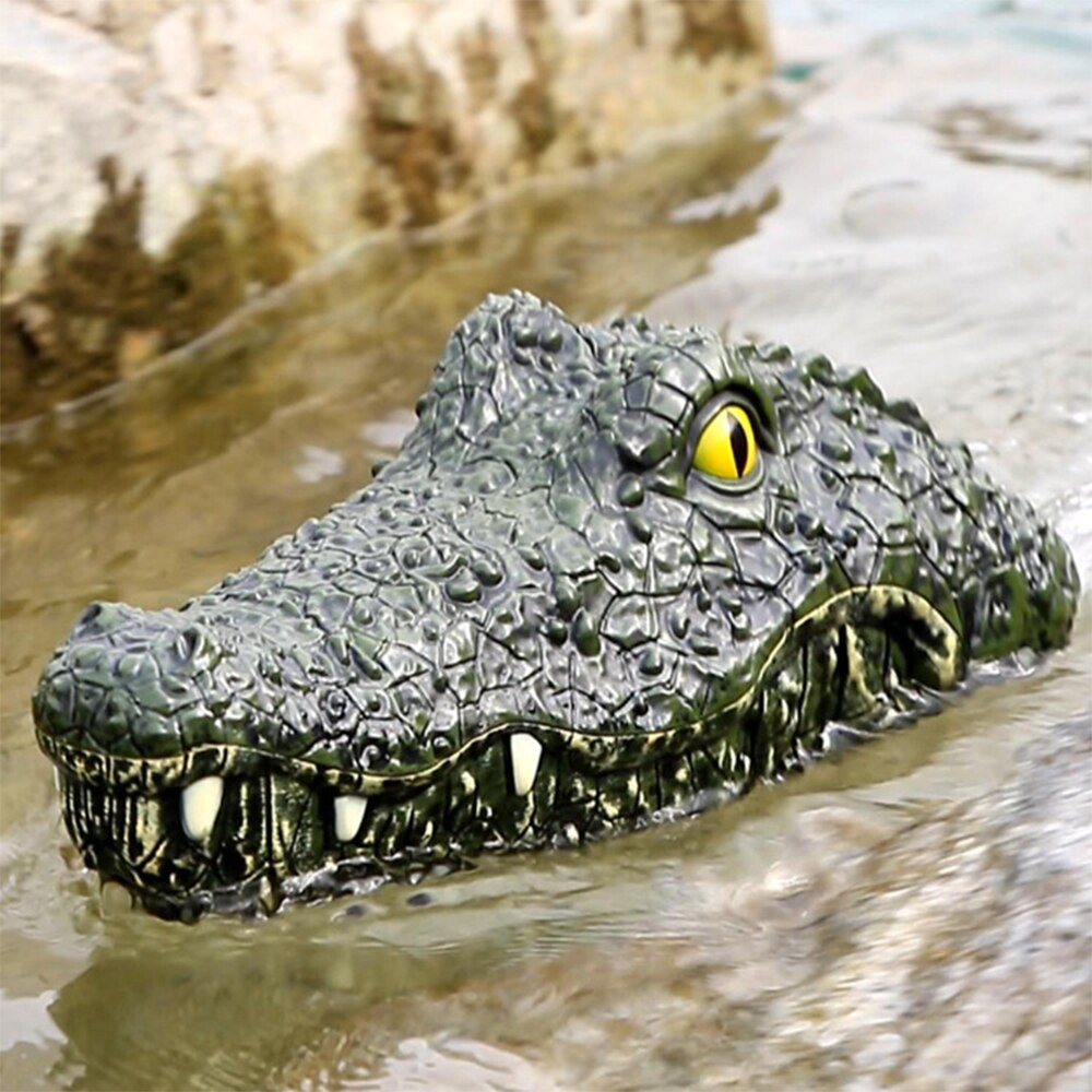 CONUSEA – tête de Crocodile en bateau RC, jouet électrique avec télécommande, 2.4G, idéal pour l'été