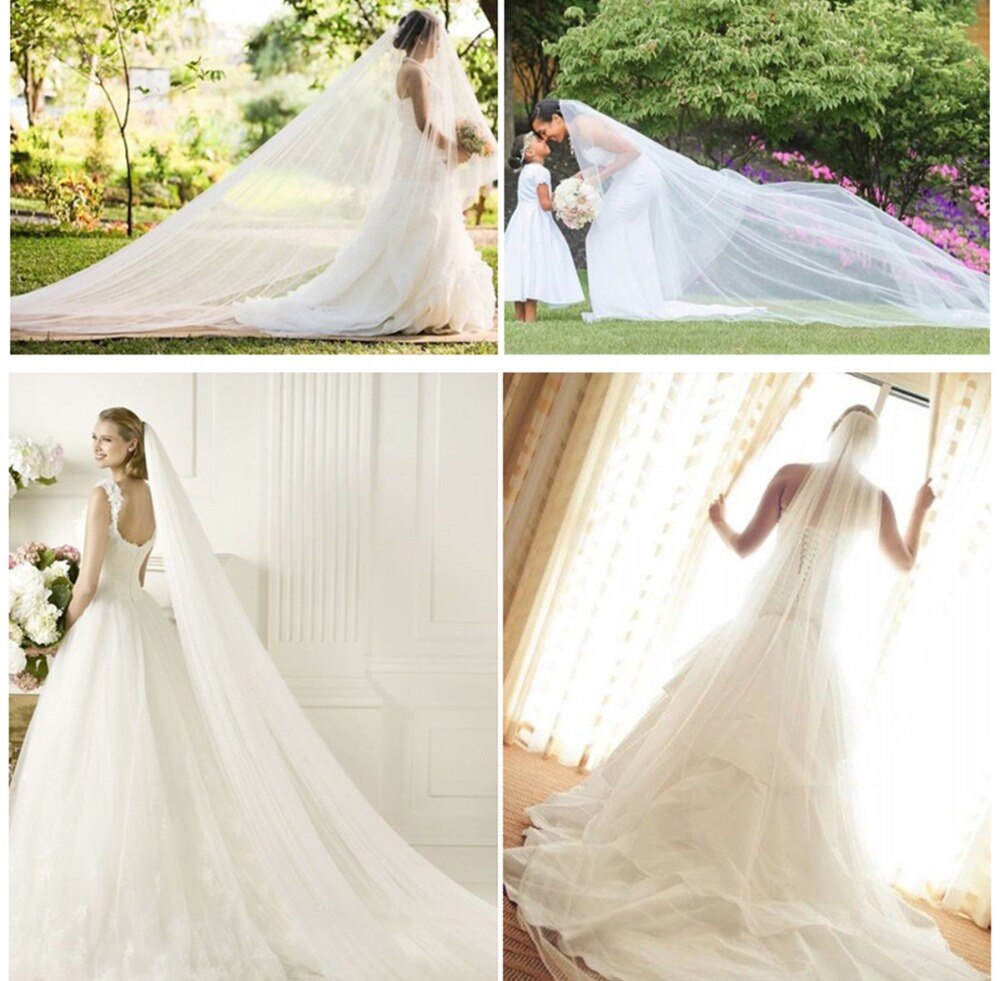 Høj kvalitet 1 meterx 1.5 meter /3 meter tutu hvid tyl blødt mesh stof gaze bryllup / slør / kjole