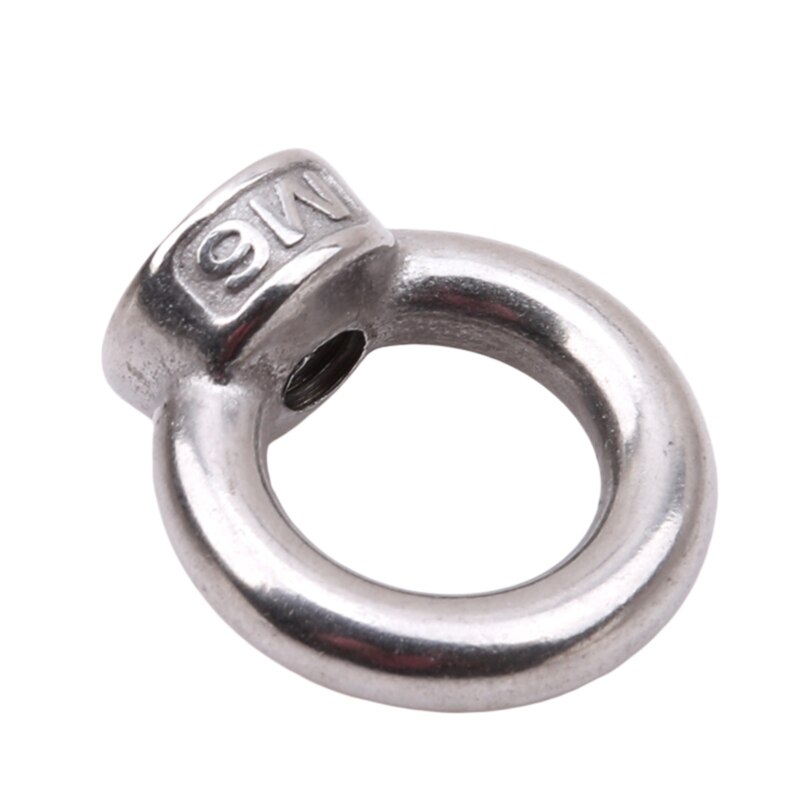 Stainless Steel Cable Rope Lifting Eye Nuts/Screw Ring Eye Bolt Ring Hooking Nut Screws M5/M6/M8/M10/M12: M6