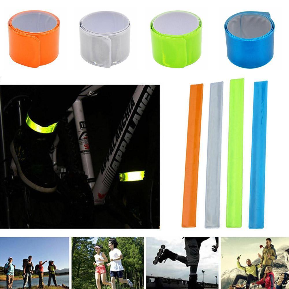 1pc reflekterande natt säkerhet slap wrap band fotled jogging handled arm cykling
