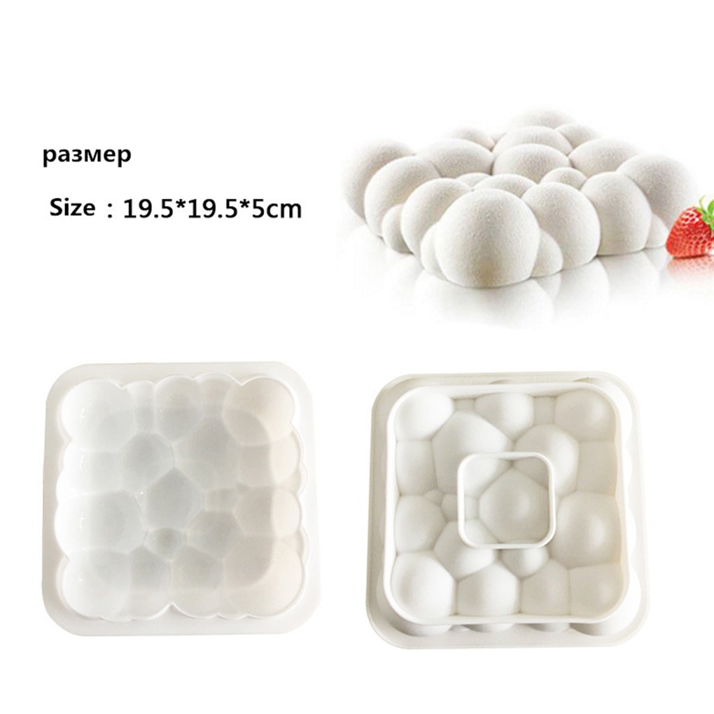 Gör-det-själv baka silikonform moln silikon kakform 3d cupcake gelé pudding kaka muffins tvål form bakverktyg