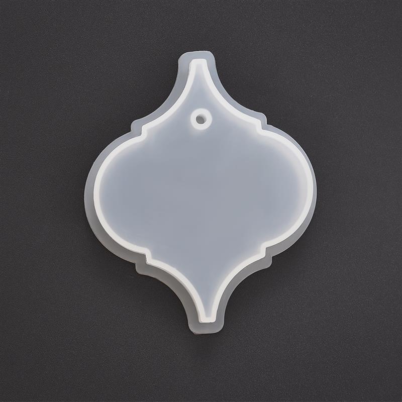 Molde de silicona para colgantes, molde de silicona para joyería de resina, molde de silicona, Prensado y secado UV, herramientas para hacer joyas y Moldes de resina epoxi de flores: 12