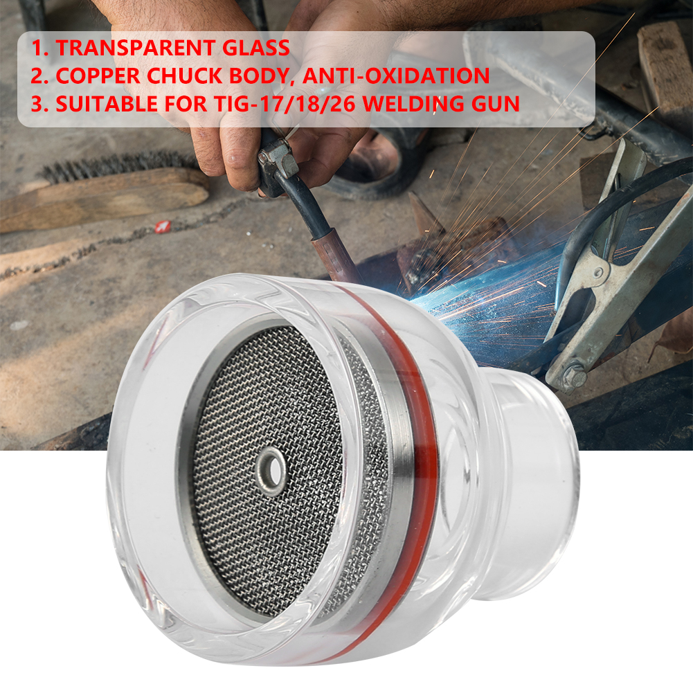 6pcs TIG Welding Torch Kit Accessories Anti-oxidation High Temperature Resistance for TIG-17/18/26 Argon Arc Welding Torch