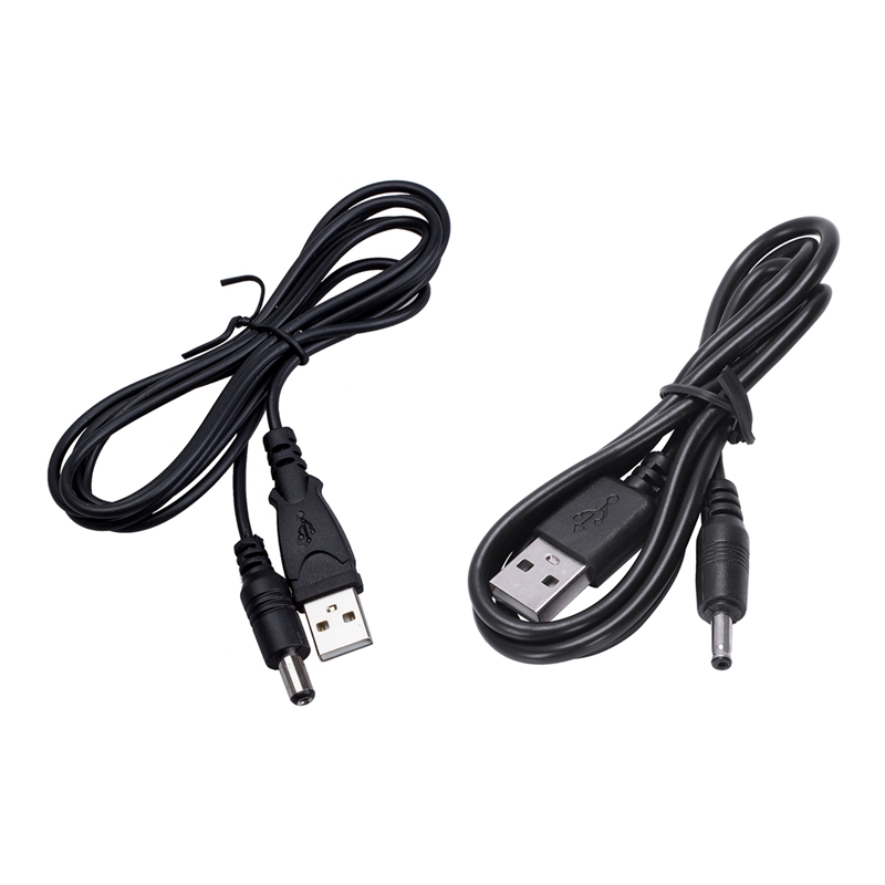 USB To 5.5Mm/2.1Mm 5V DC Barrel Jack Power Cable With USB 2.0 A Type Male To Single 3.5Mm Jack DC Power Cable
