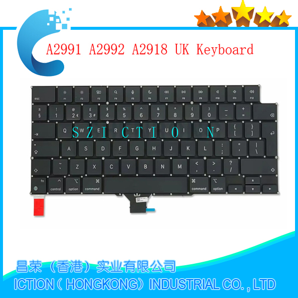 Laptop  a2992 a2991 a2918 tastatur uk usa spanien italiensk tysk russisk fransk til macbook pro 14 " 16 "  m3 tastatur år: Lilla
