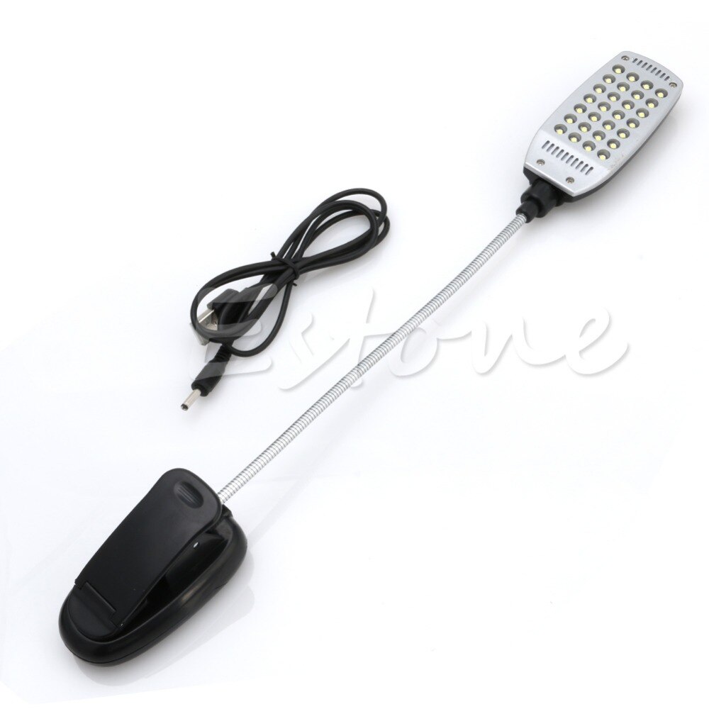 HNGCHOIGE Flexibele USB/Battery Power 28 LED Lampen Licht Clip-on Bed Tafellamp