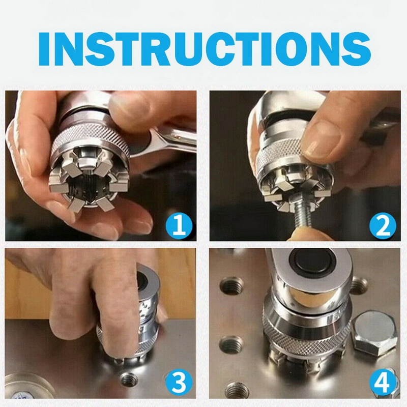 3/8 pouce lecteur 10mm réglable hexagonale universelle prise couple cliquet douille adaptateur clé manchon réparation outil brésil