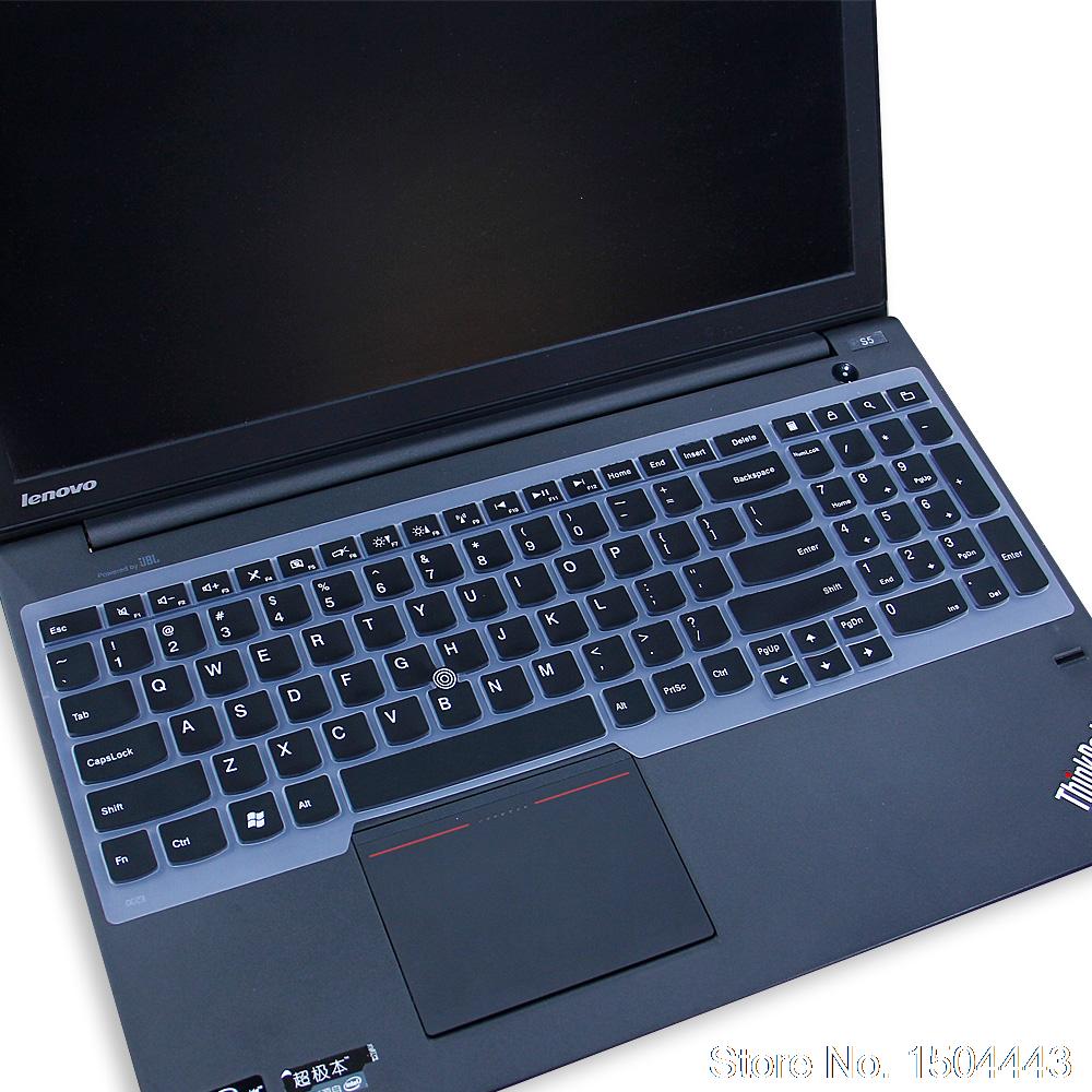 Laptop Keyboard Cover for Lenovo Thinkpad E560 E565 E550 T540P W540 E555 E531 E540 - Ultra-thin Silicone Skin: Black