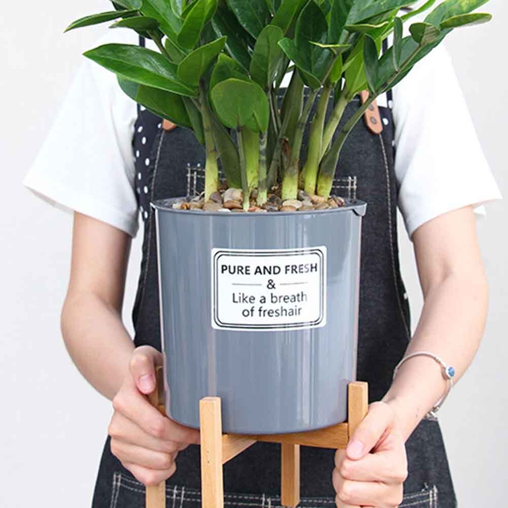 Mitten av århundradet heminredning kontor display stativ växt stativ trä inomhus utomhus hylla modern bonsai icke vinglig trädgård fristående