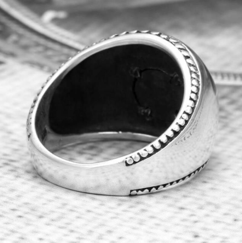 Anillo de dedo índice de ojo de demonio para hombre, joyería de , Hip Hop, gótico, Punk,