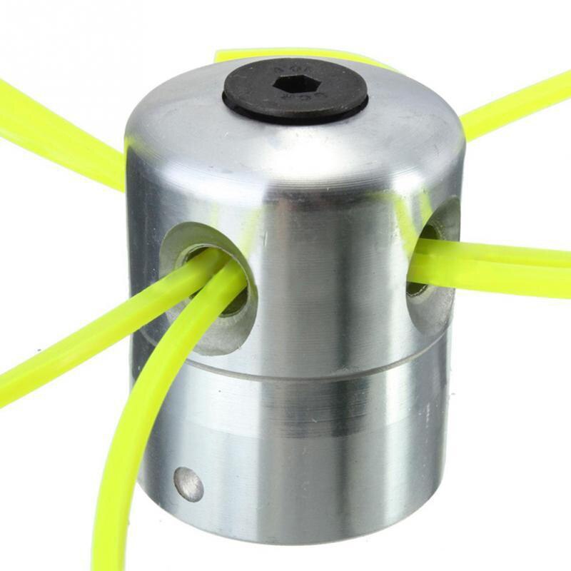 Grastrimmerkop van aluminium met 4 draden, bosmaaierkop, accessoires voor grasmaaiers, snijdraadkop voor vervanging van de strimmer