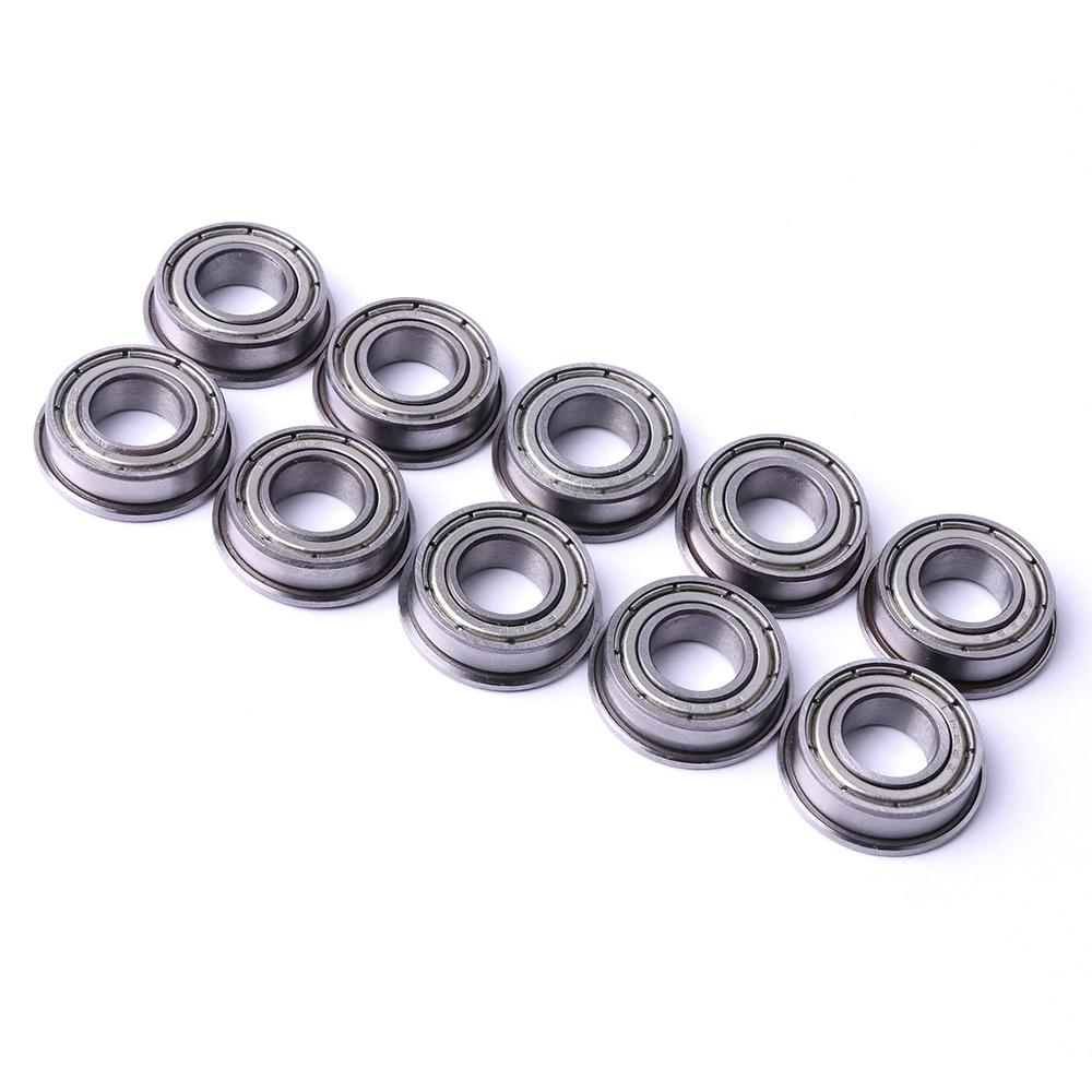8PCS F682ZZ-F688ZZ F605ZZ Lager Stahl 2/3/4/5/6/8mm flansch Kugellager Metall Geschirmt Miniatur Kugellager Mit Flansch