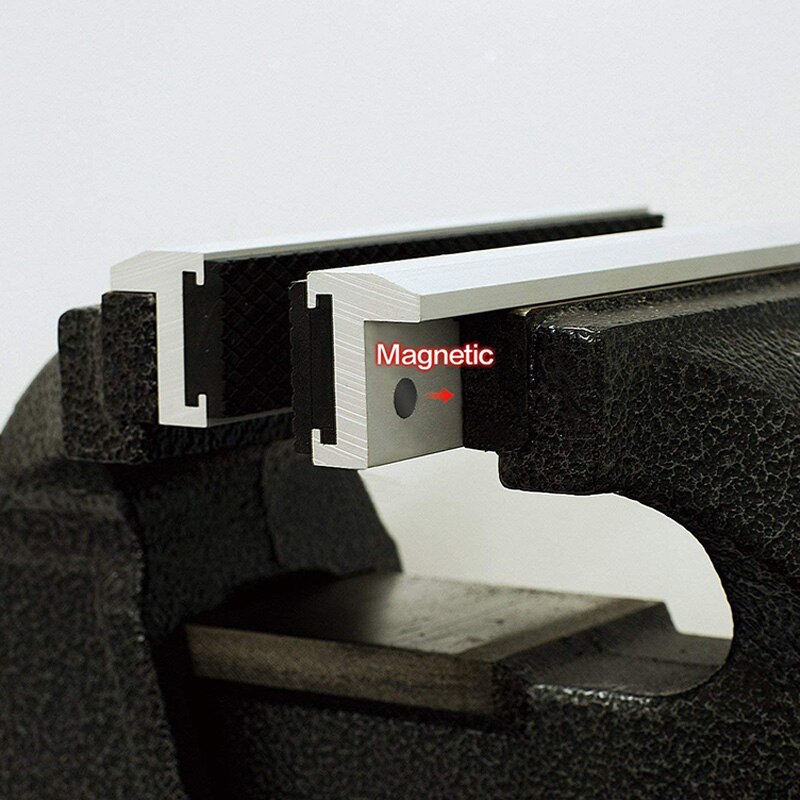 Ganasce per morsa da 6 pollici calde con forte netic, coperture per cuscinetti per ganasce morbide universali, protezione multiuso per morsa in metallo, 2 pezzi