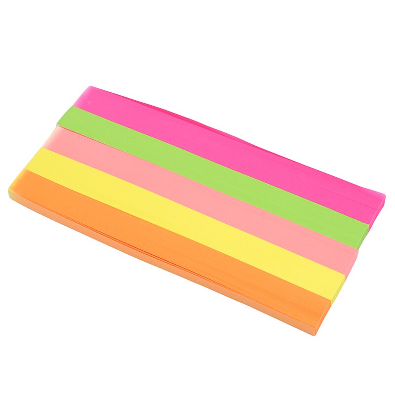 Wishing Star Paper 23*1cm Solid Candy Color Star Paper Strips Lucky Origami Paper DIY Folding Star Stacks 540PCS 1030PCS: 5Color 1030PCS