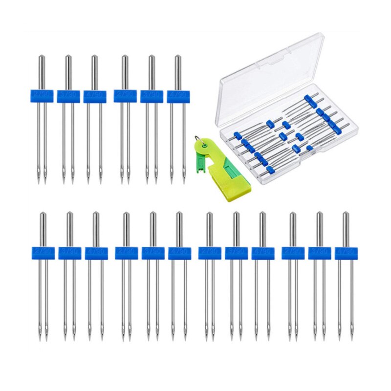 Agujas para máquinas de coser dobles, 9/3 Uds., 2,0/90 3,0/90 4,0/90, la mayoría de las máquinas de coser del hogar