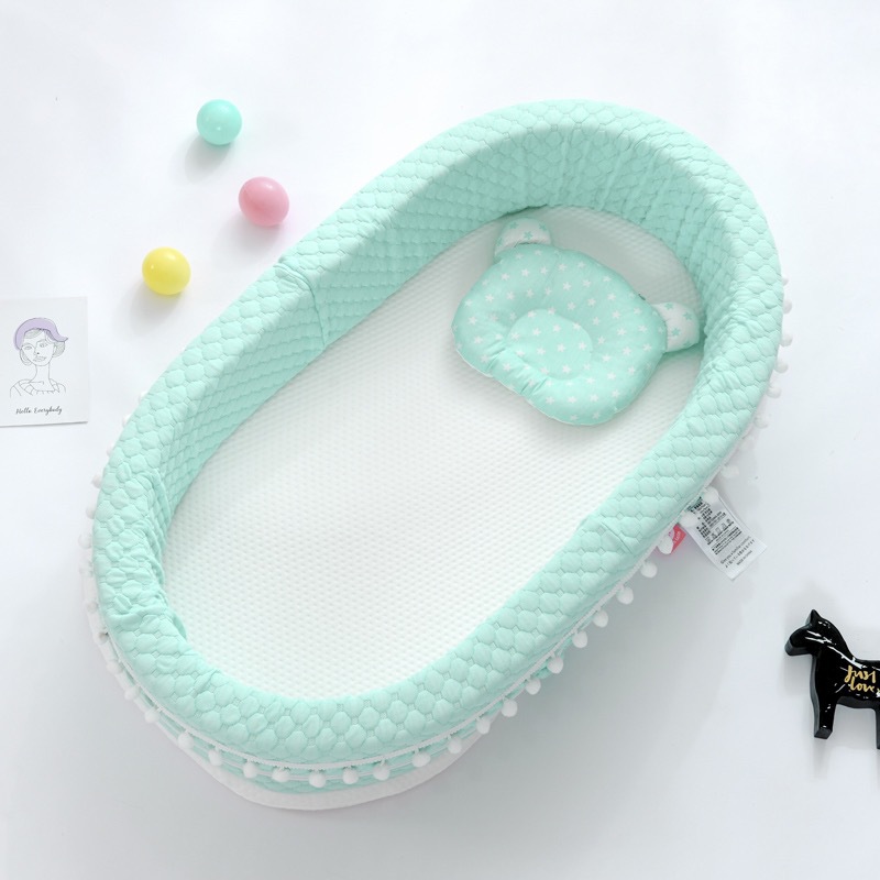 Multifunktion babynest seng til dreng transportabel spædbarn bomuld rejse seng vugge vugge nyfødt flytbar baby seng til pige: 3
