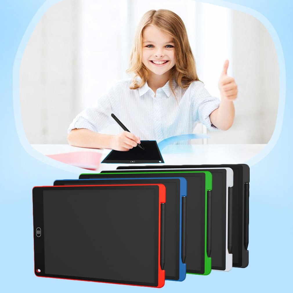 12 Inches LCD Screen Writing Pad Digital Drawing Pad Handwriting Board Portable Electric writing Board For Home Office usage