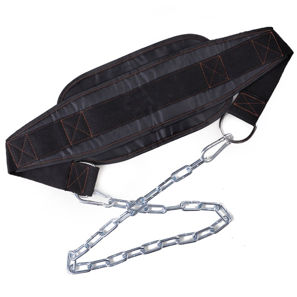 Fitness Gewicht Riem Met Verdikte Verbreed Keten Professionele Gym Pull-Up Barbell Gewichtheffen Bodybuilding Riem