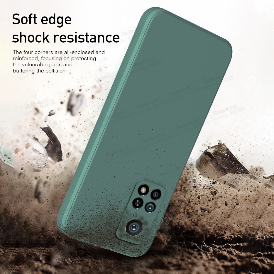 Dla Xiaomi Mi 10 T Pro Case miękki płynny silikonowy telefon pokrywa Xiomi 10 T T10 Mi10T 5G zwykły cukierki kolorowy aparat odporny na wstrząsy Coque