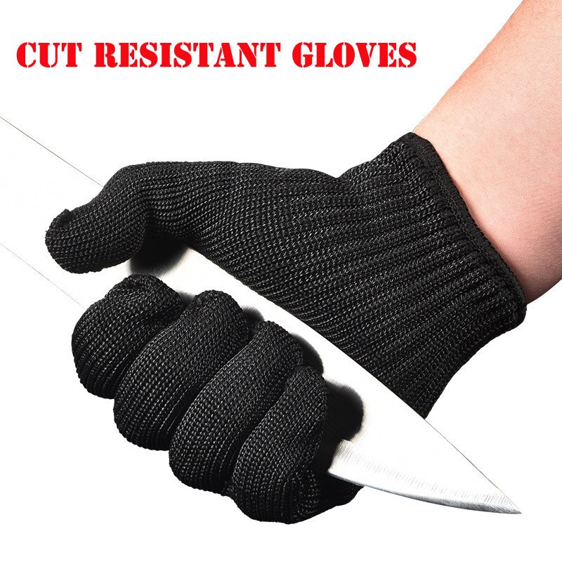 Anti-cut Cut Proof Steekwerende Roestvrij Staaldraad werken Snijden handschoenen snijbestendige handschoenen