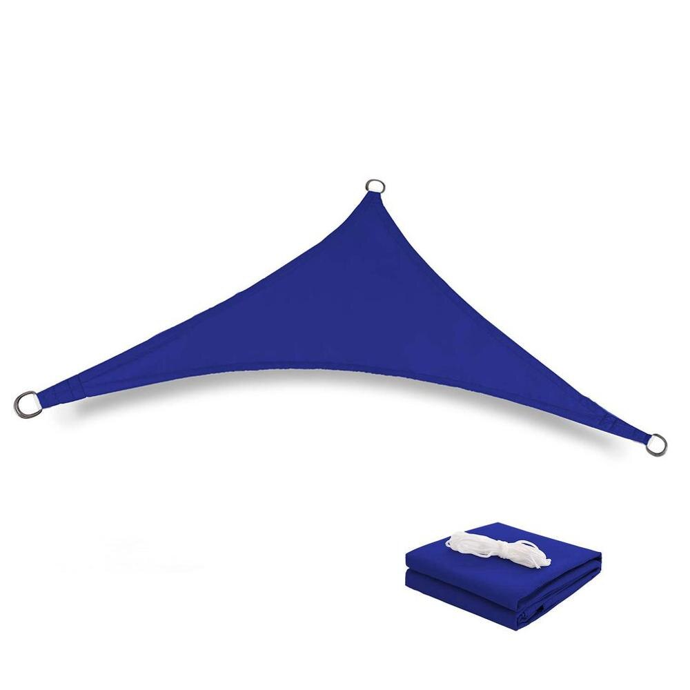 Waterproof Sun Shelter Sunshade Protection Outdoor Canopy Garden Patio Pool Shade Sail Awning Camping Shade Cloth Large: blue 5x5x5m