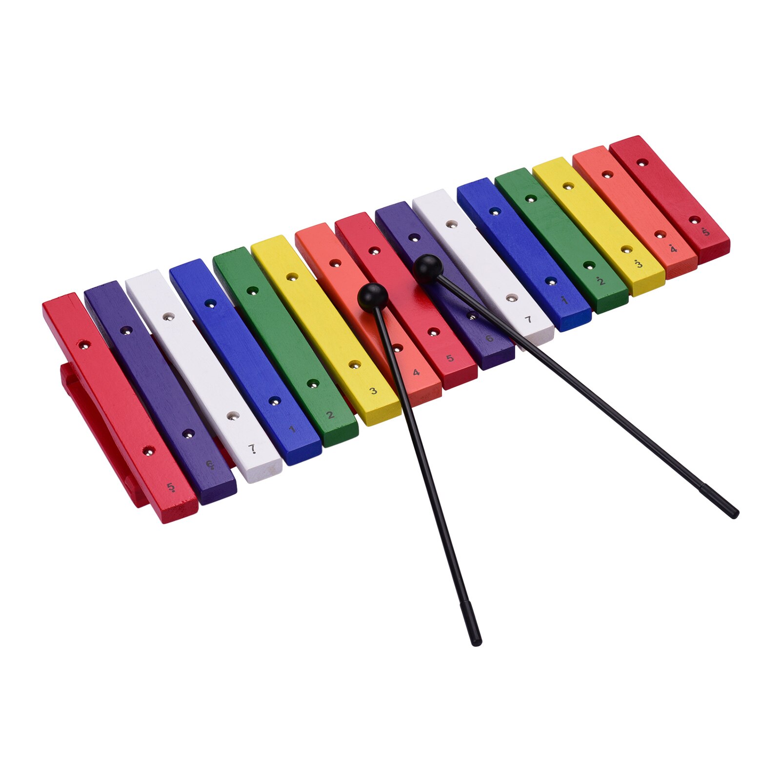 Ammoon 15 Toetsen Xylofoon Kleurrijke Musical Slaginstrument Vroege Onderwijs Instrument Voor Muziek Gevoel Ontwikkeling