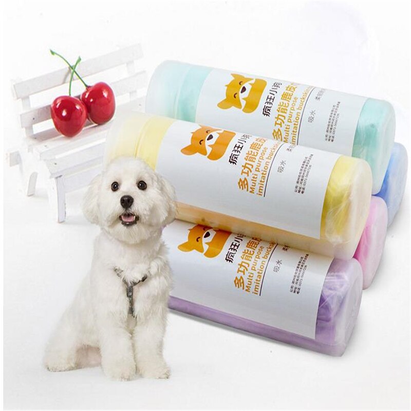 Huisdier absorberende handdoek doekje hond imitatie hertenleer badhanddoek hond kat schoon bad grote multifunctionele dierbenodigdheden