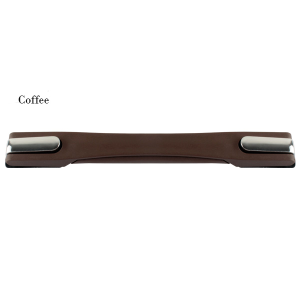 Asa de repuesto para maleta de 22,5 cm, piezas de equipaje de aluminio, correa de transporte de goma, accesorios para carrito, mano telescópica Universal: Rojo